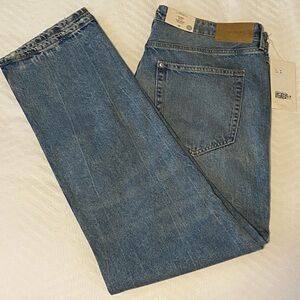 H&M Women's Curvy Straight Leg Jeans - Classic Blue